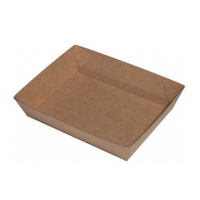 Kraft Tray 3, 180x134x45mm Sleeve of 125