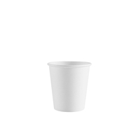 Paper Coffee Espresso Cup Single Wall White 4oz / 118ml Sleeve of 50