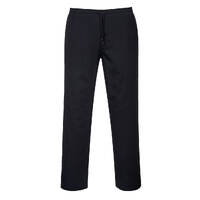 SALE Portwest Chef Drawstring Pants Black [Size: XL]
