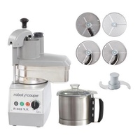 Robot Coupe Food Processor R 402 V.V Combination Complete with 4 Discs 4.5L