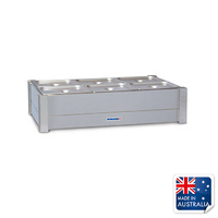 Roband Bain Marie / Hot Food Bar Double Row w 6x 1/2 Pans