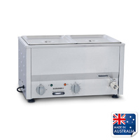 Roband Bain Marie 1/1 Size w 2x 1/2 Pans 100mm