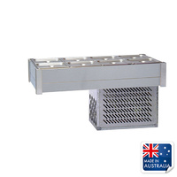 Roband Bain Marie / Cold Food Bar Double Row Takes 8x 1/2 Pans Empty