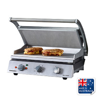 Roband Contact Grill 560x490x220mm Ribbed Aluminium Plate 10A