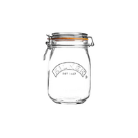 Kilner Round Clip Top Glass Jar 1L