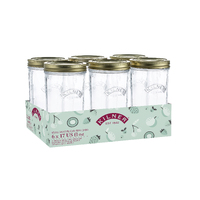Kilner Wide Mouth Preserve Jar 500ml Set of 6