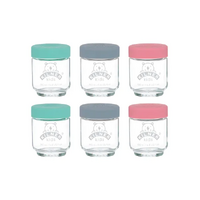 Kilner Glass Kids/Baby Food Jars 190ml Set of 6