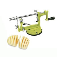 Avanti Apple Spiral Slicer Machine - Cores, Peels & Slices, Green