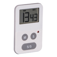 Avanti Digital Slim Kitchen Timer With Light- White