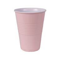 Serroni Miami Melamine Two Tone Cup 400ml -Pastel Pink