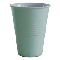 Serroni Miami Melamine Two Tone 400ml Cup - Duck Egg Blue