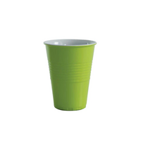 Serroni Miami Melamine Two Tone 400ml Cup - Lime Green - Set of 6
