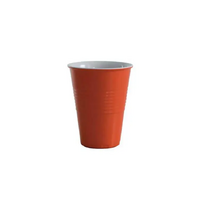 Serroni Miami Melamine Two Tone 400ml Cup - Orange - Set of 6