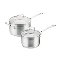 SCANPAN Impact 2 Piece Saucepan Set 16CM & 20CM