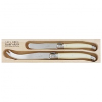 Laguiole Debutant Ivory Cheese Set 2 Piece