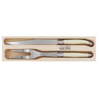 Laguiole by Andre Verdier Debutant Ivory Carving Set 2 Piece
