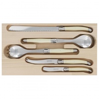 Laguiole by Andre Verdier Debutant Ivory Host Set 5 Piece