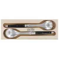Laguiole by Andre Verdier Debutant Black Salad Set 2 Piece