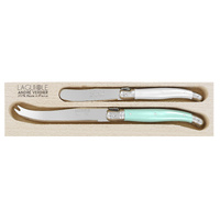 Laguiole Debutant Assorted Colours Cheese Set 2 Piece