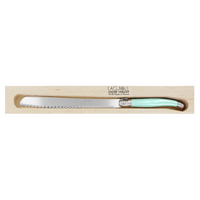 Laguiole by Andre Verdier Debutant Omnicolour St tropez Pale Blue Bread Knife