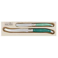 Laguiole Debutant Mixed Green Cheese Set 2 Piece