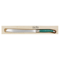 Laguiole by Andre Verdier Debutant Omnicolour Forest Series Green Bread Knife