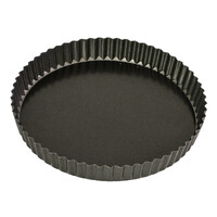 Bakemaster Loose Base 25cm  Round Flan/Quiche Pan - Non-stick