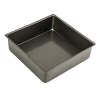 Bakemaster Loose Base 25x8cm Square Deep Cake Pan - Non-stick