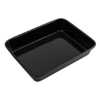 Bakemaster Professional Vitreous Enamel Roasting Pan, 28 x 21.5 x 5cm