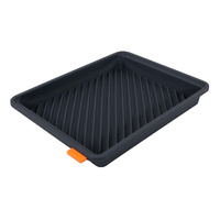 BAKEMASTER Reinforced Silicone Large Grill  Divider Tray 28x 22x 3.6cm