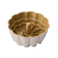 BAKEMASTER Petal Bundt Cake Pan Non Stick 24 x10cm - Champagne