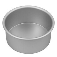 Bakemaster Silver Anodised Round Cake Pan, 15 x 7.5cm