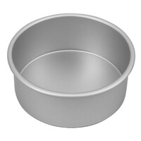 Bakemaster Silver Anodised Round Cake Pan, 17.5 x 7.5cm