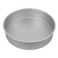 Bakemaster Silver Anodised Round Cake Pan, 30.5 x 7.5cm