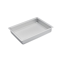 BAKEMASTER Silver Anodised Lamington Pan 30.5 x 23 x 5cm