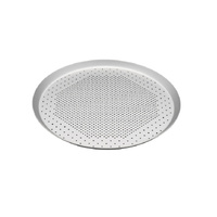 BAKEMASTER Silver Anodised Perforated Pizza Pan 30cm