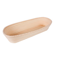 Bakemaster Bread Proving Basket, Large Oval 35x15x7cm