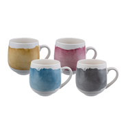 Bundanoon Huggie Mug 520ml - Banded Jewels Set of 4