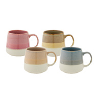 Bundanoon Tapered Mug 400ml - Reactive Band Set of 4