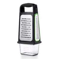 OXO Good Grips Etched Box Grater with Removeable Zester