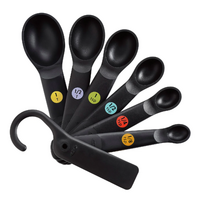 OXO Good Grips 7 Piece Plastic Measuring Spoons Black
