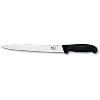 Victorinox Slicing Knife Pointed End Non-Slip Black Handle 25cm