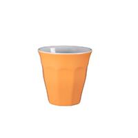 Serroni Two Tone Melamine Café Cup Apricot260ml