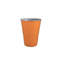 Serroni Miami Melamine Two Tone 400ml Cup Apricot