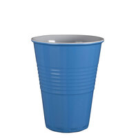 Serroni Miami Melamine Two Tone 400ml Cup Cornflower Blue