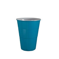 Serroni Miami Melamine Two Tone 400ml Cup Teal Set of 6