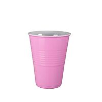 Serroni Miami Melamine Two Tone 400ml Cup Pink Set of 6