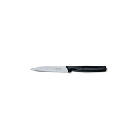 Victorinox Paring Knife Wavy Black Handle 10cm
