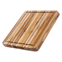 Teakhaus Traditional Cutting Board with Juice Canal S 41X31X3.8cm 	