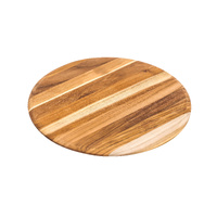 Teakhaus Elegant Round Cutting and Serving Board Small